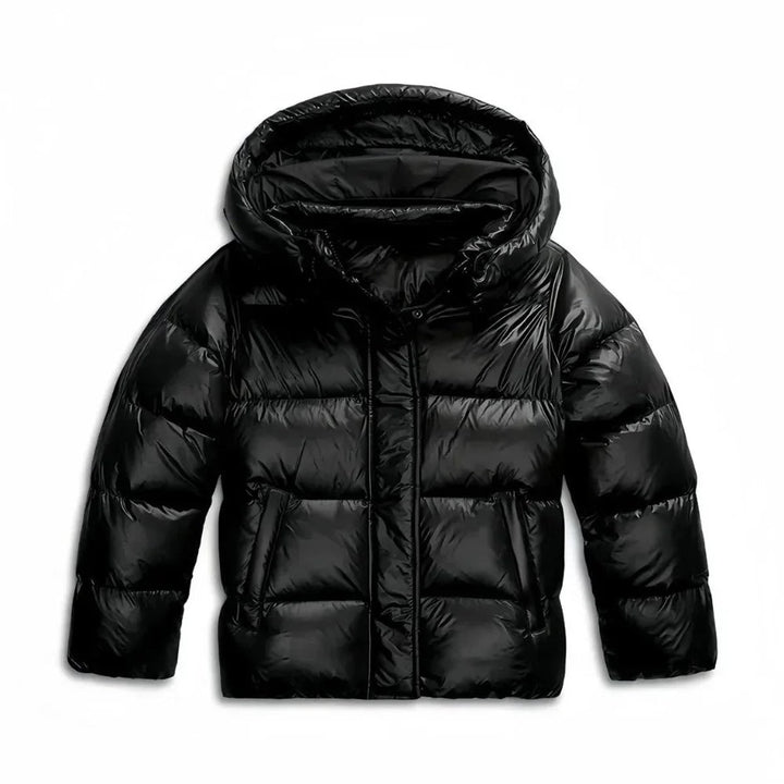 Ladies Puffer Jacket Quilted Hooded Insulated Coat