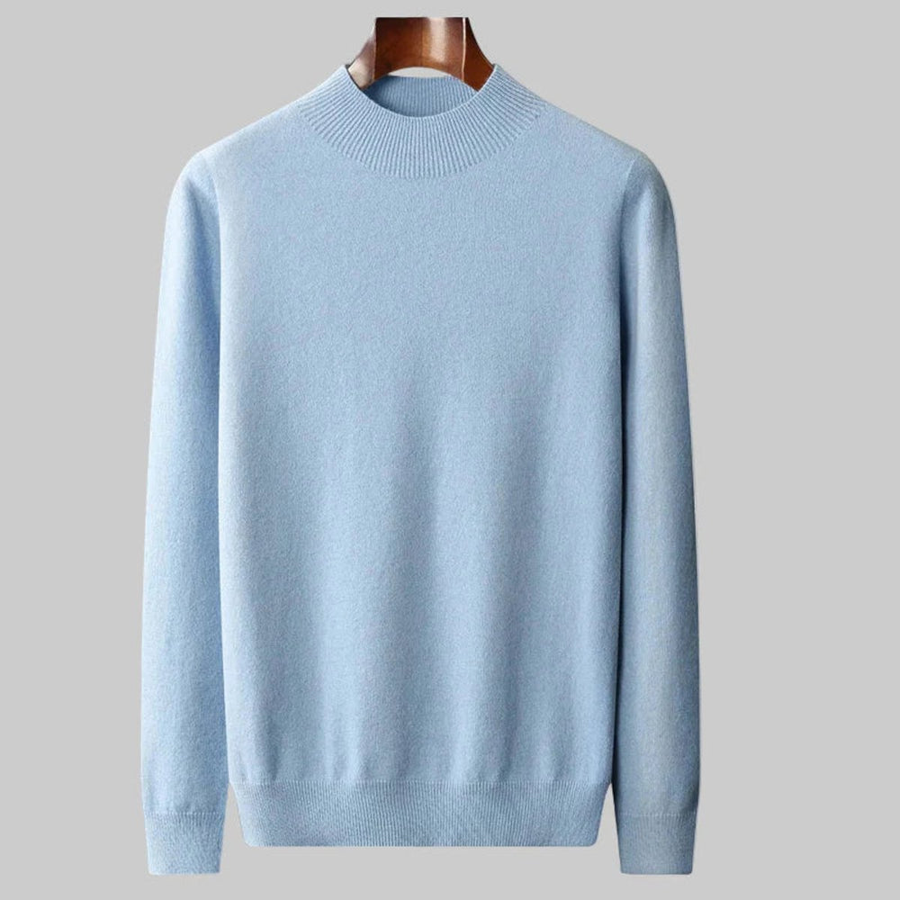 Men's Cashmere Blend Half-Neck Knitted Jumper