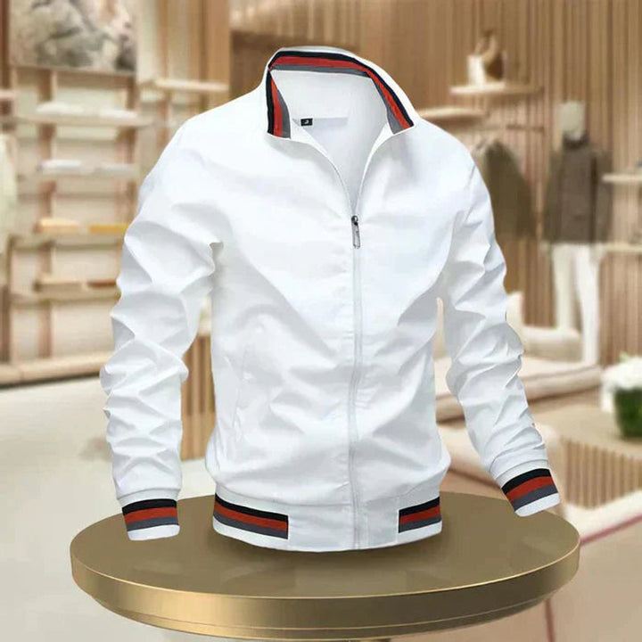 Men's Casual Zip-Up Bomber Jacket Urban Outerwear