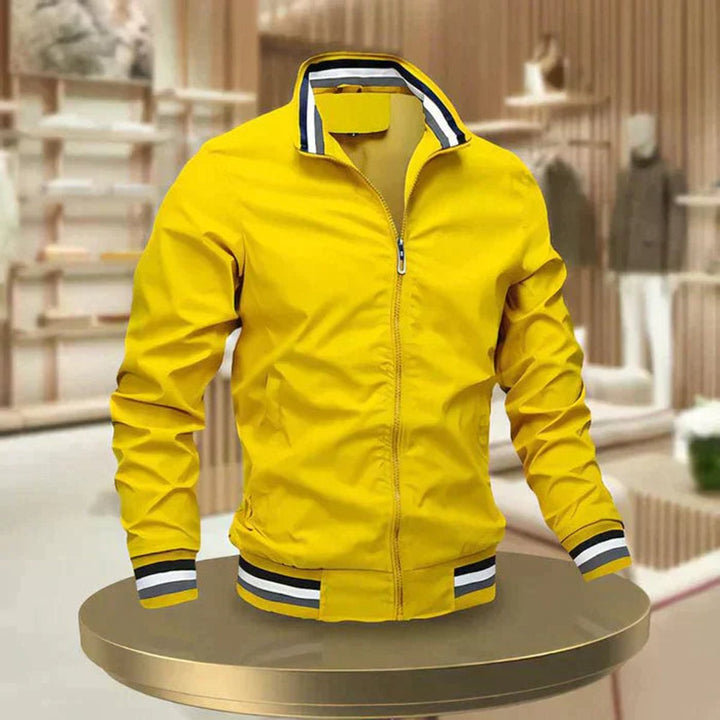 Men's Casual Zip-Up Bomber Jacket Urban Outerwear