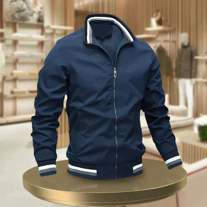 Men's Casual Zip-Up Bomber Jacket Urban Outerwear