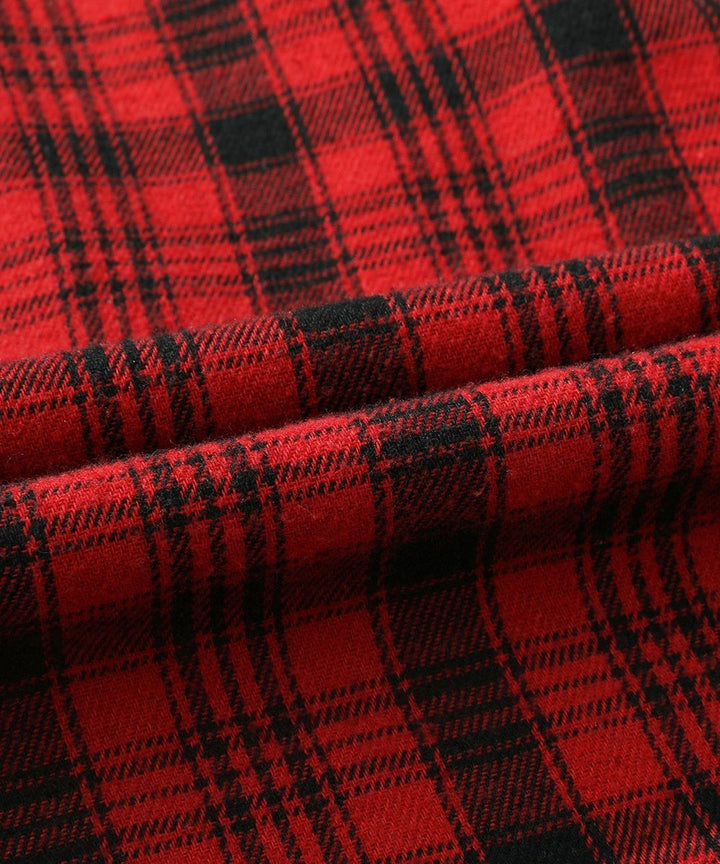 Men's Flannel-Lined Denim Trucker Jacket Button-Front Carhartt Style