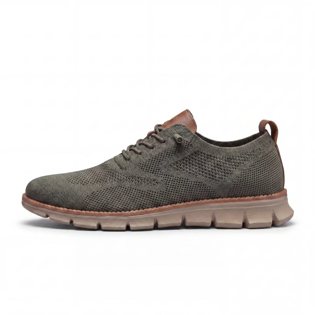 Men's Flyknit Lace-Up Oxford Casual Trainers