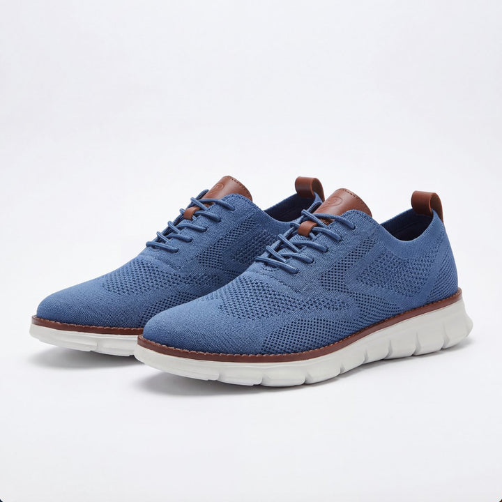 Men's Flyknit Lace-Up Oxford Casual Trainers