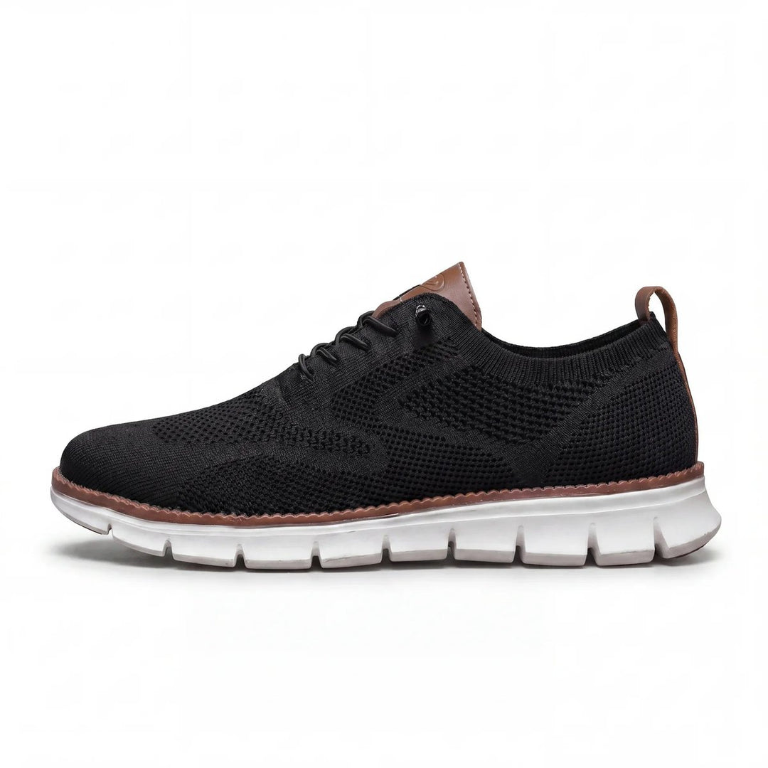 Men's Flyknit Lace-Up Oxford Casual Trainers
