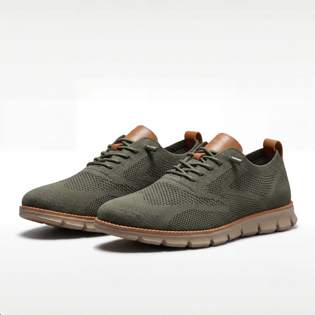 Men's Flyknit Lace-Up Oxford Casual Trainers