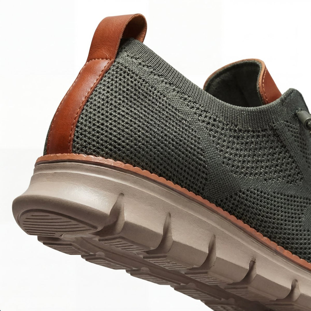 Men's Flyknit Lace-Up Oxford Casual Trainers