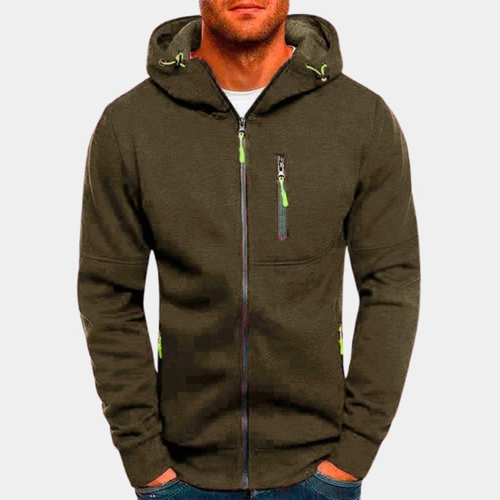 Men's Full Zip Hoodie Casual Fleece Sweatshirt
