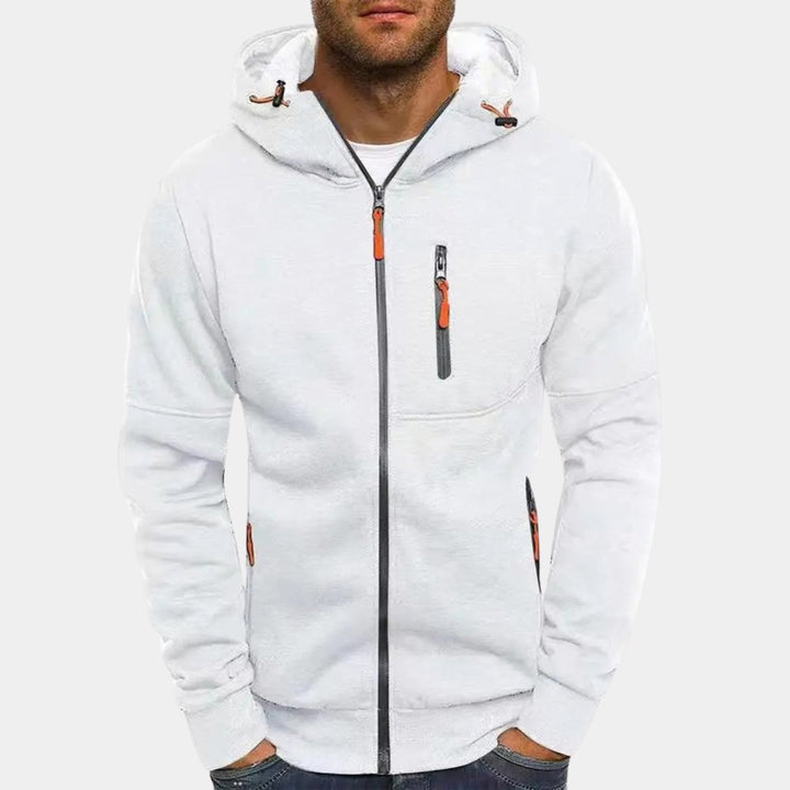 Men's Full Zip Hoodie Casual Fleece Sweatshirt