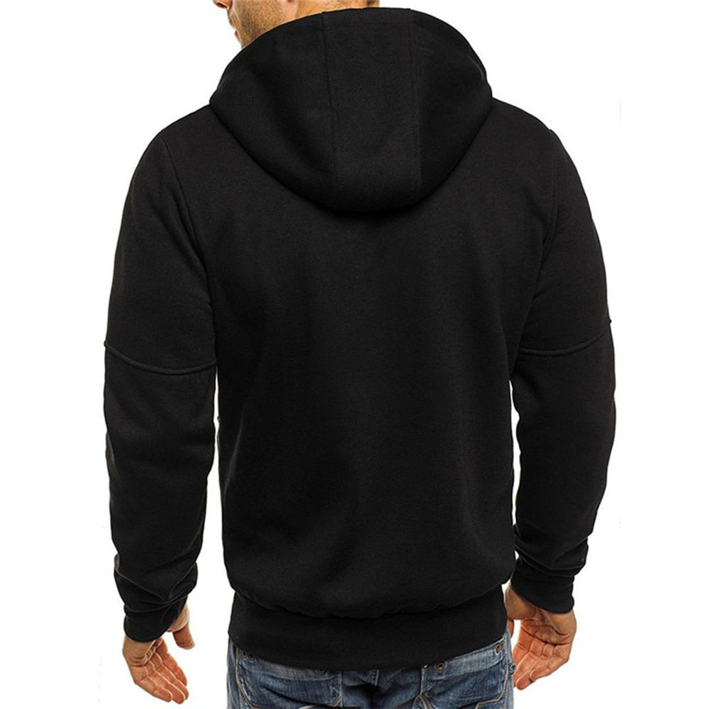 Men's Full Zip Hoodie Casual Fleece Sweatshirt