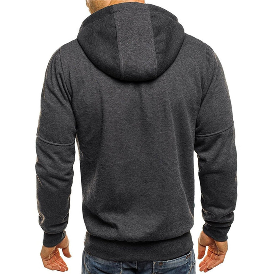 Men's Full Zip Hoodie Casual Fleece Sweatshirt