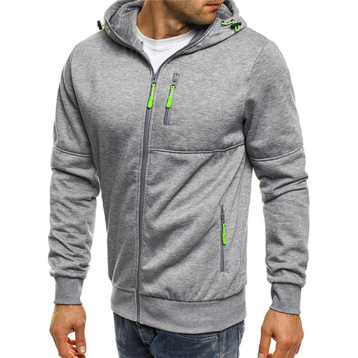 Men's Full Zip Hoodie Casual Fleece Sweatshirt