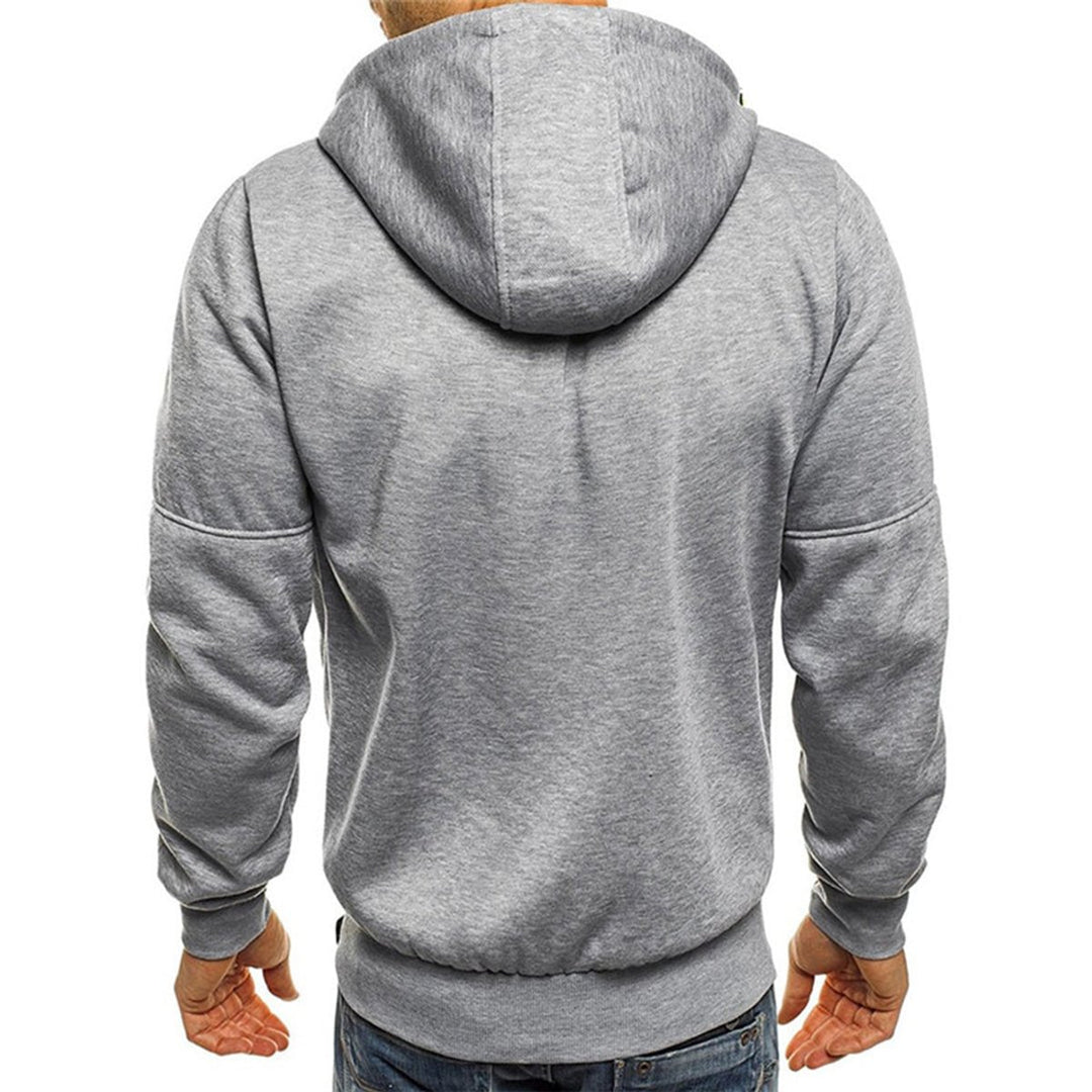 Men's Full Zip Hoodie Casual Fleece Sweatshirt