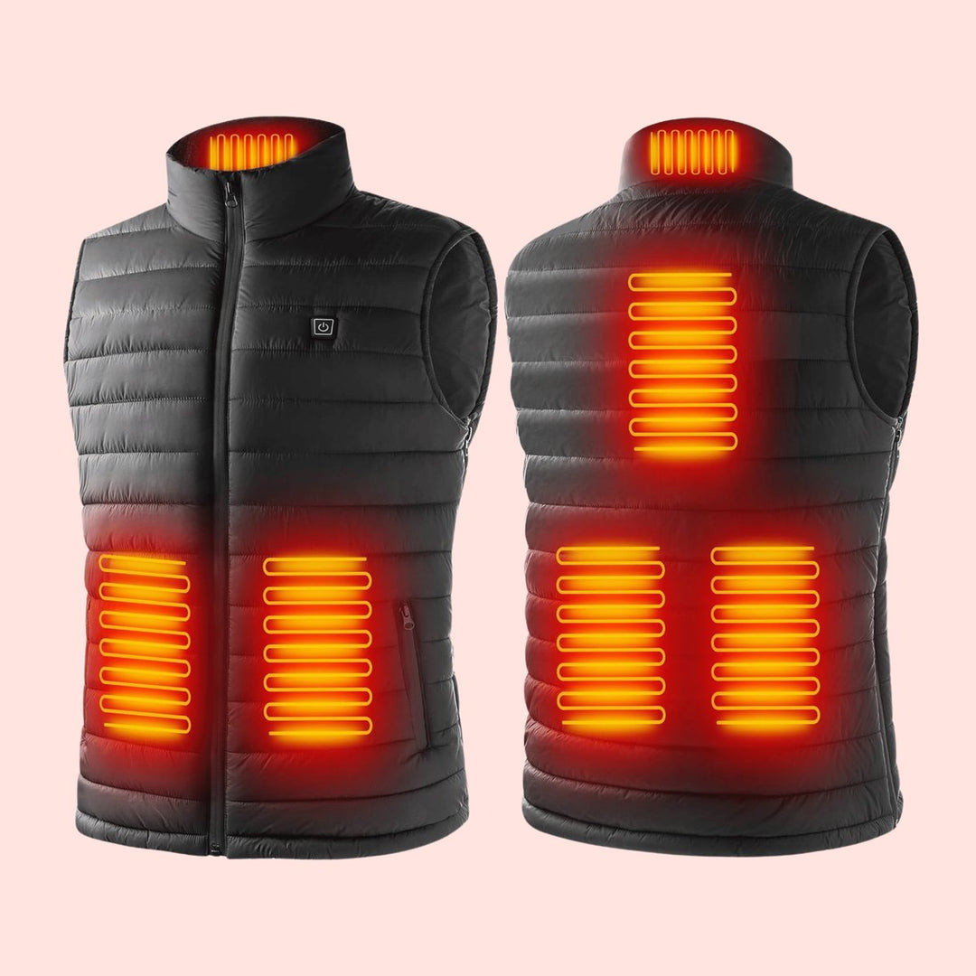Men's Heated Gilet Lightweight Waterproof Jacket Body Warmer