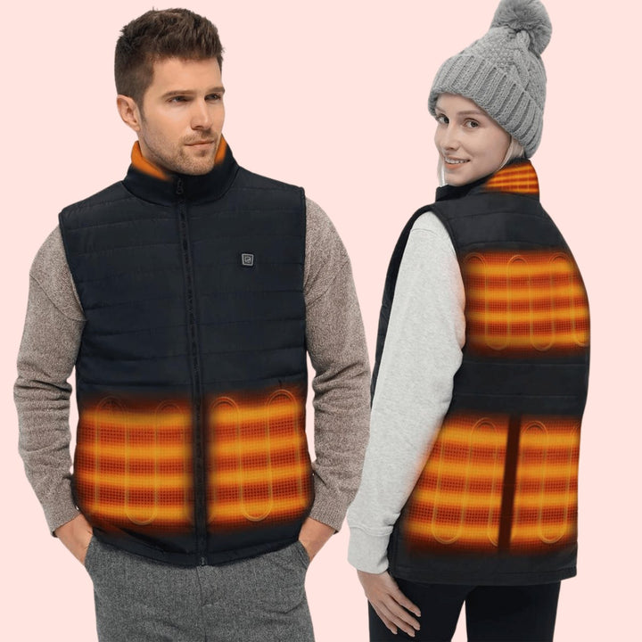 Men's Heated Gilet Lightweight Waterproof Jacket Body Warmer