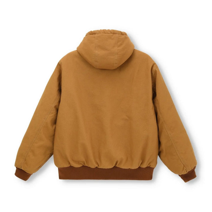 Men's Heavy Duck Canvas Hooded Carhartt-Style Workwear Jacket
