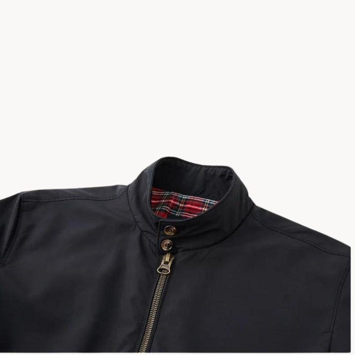 Men's Heritage Tartan-Lined Harrington Bomber Jacket