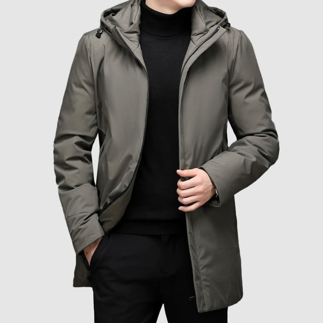 Men's Hooded Waterproof Insulated Winter Coat Jacket