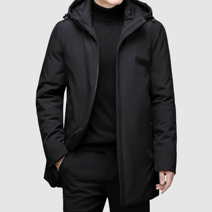 Men's Hooded Waterproof Insulated Winter Coat Jacket