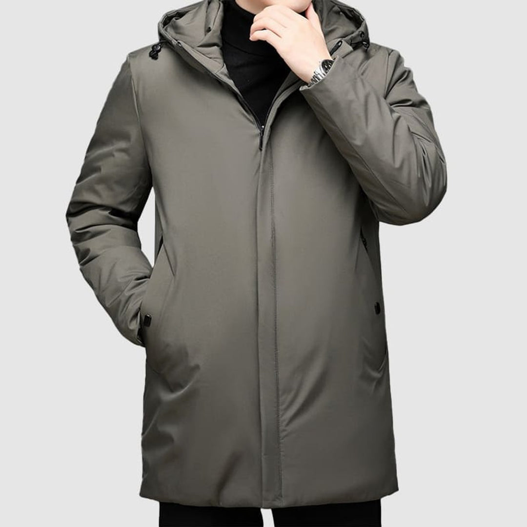Men's Hooded Waterproof Insulated Winter Coat Jacket