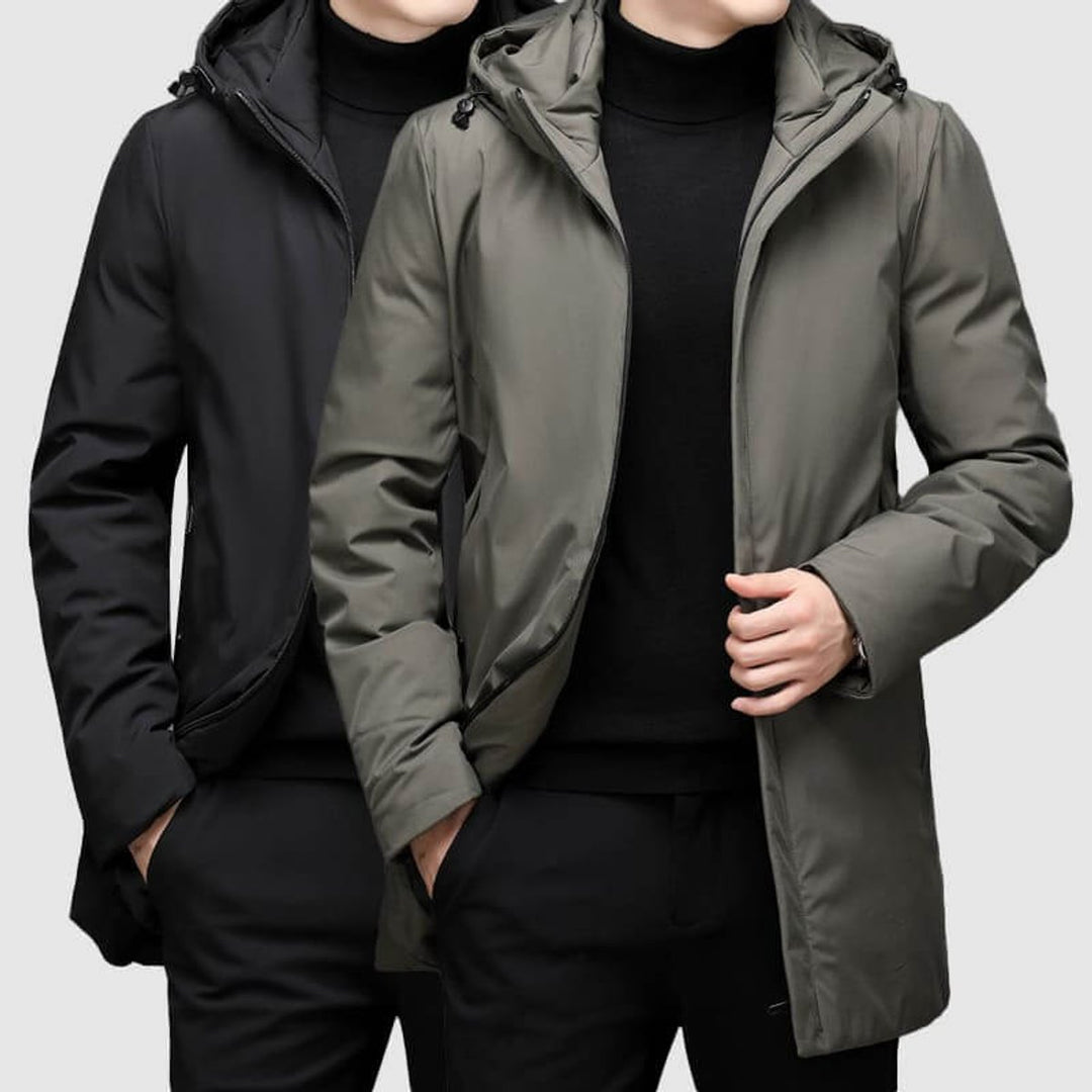 Men's Hooded Waterproof Insulated Winter Coat Jacket