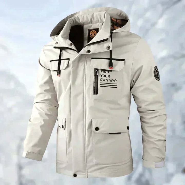 Men's Hooded Waterproof Windproof Softshell Jacket