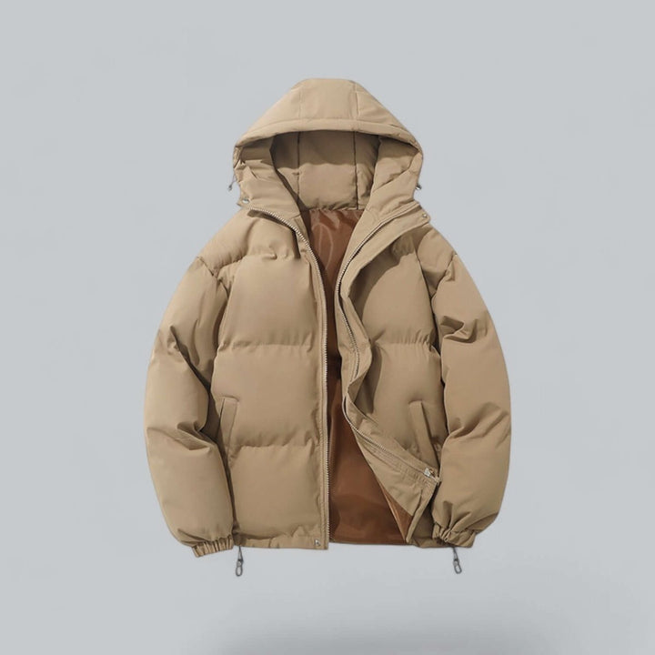Men's Insulated Hooded Puffer Waterproof Winter Coat Jacket