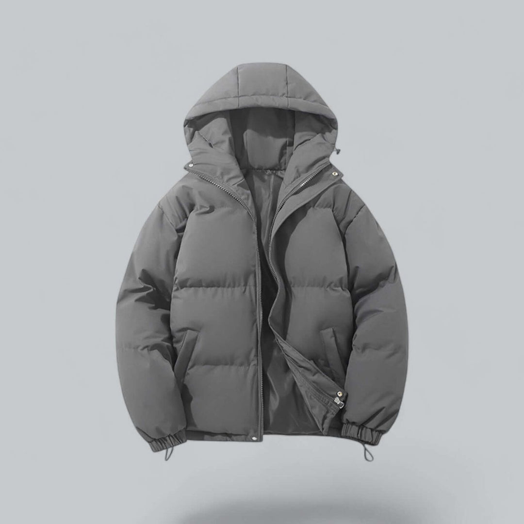 Men's Insulated Hooded Puffer Waterproof Winter Coat Jacket