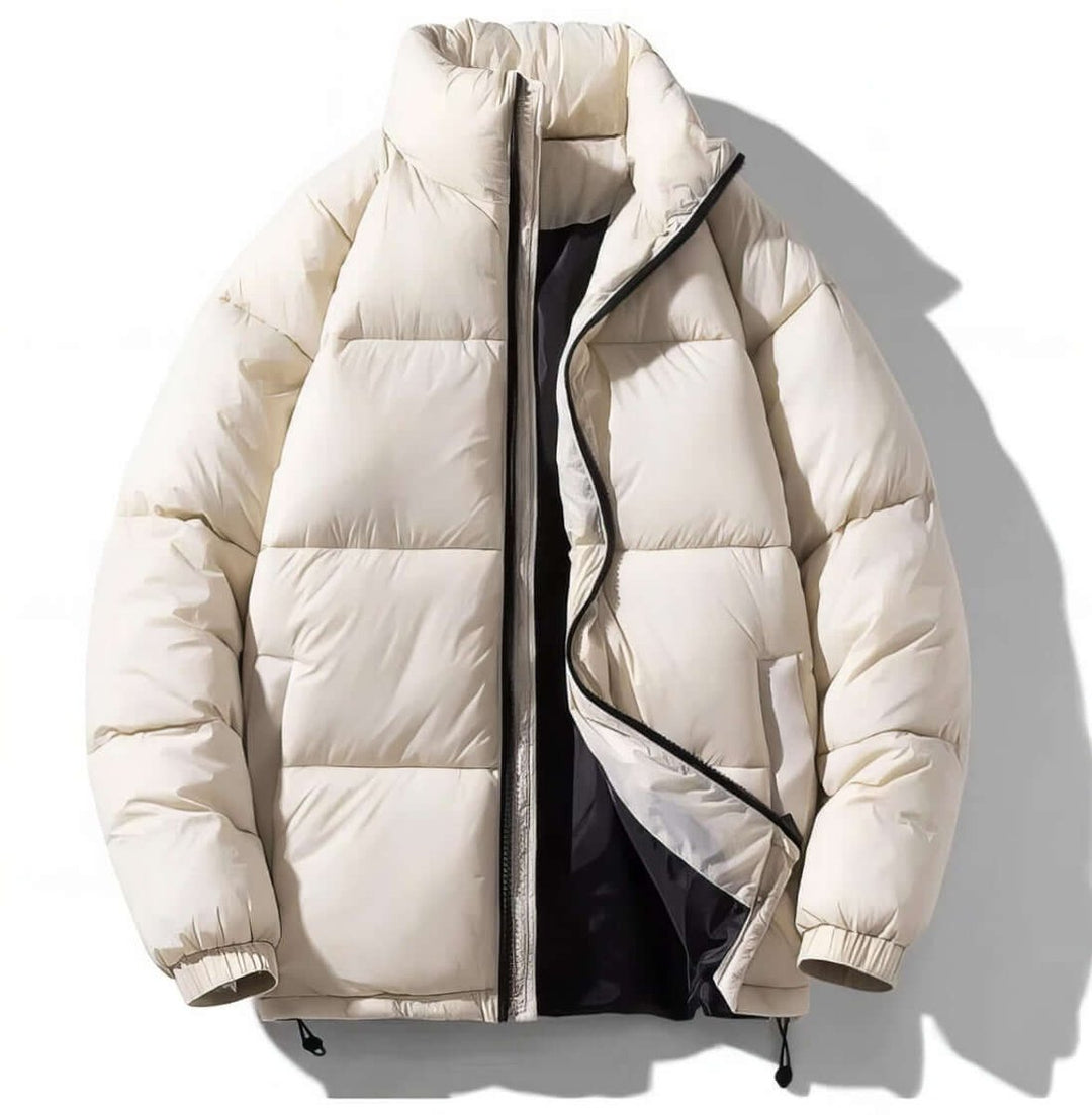Men's Insulated Puffer Bomber Jacket Waterproof Winter Coat