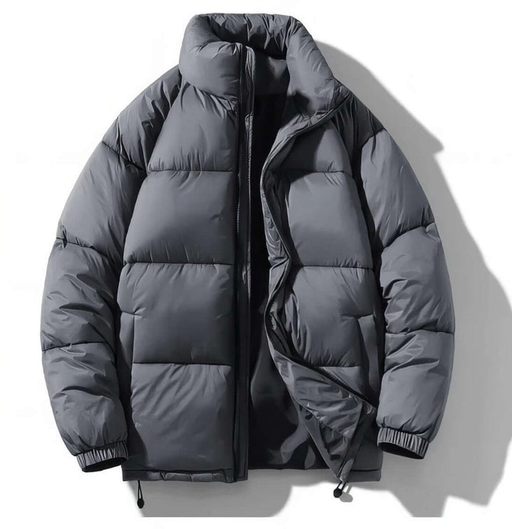 Men's Insulated Puffer Bomber Jacket Waterproof Winter Coat