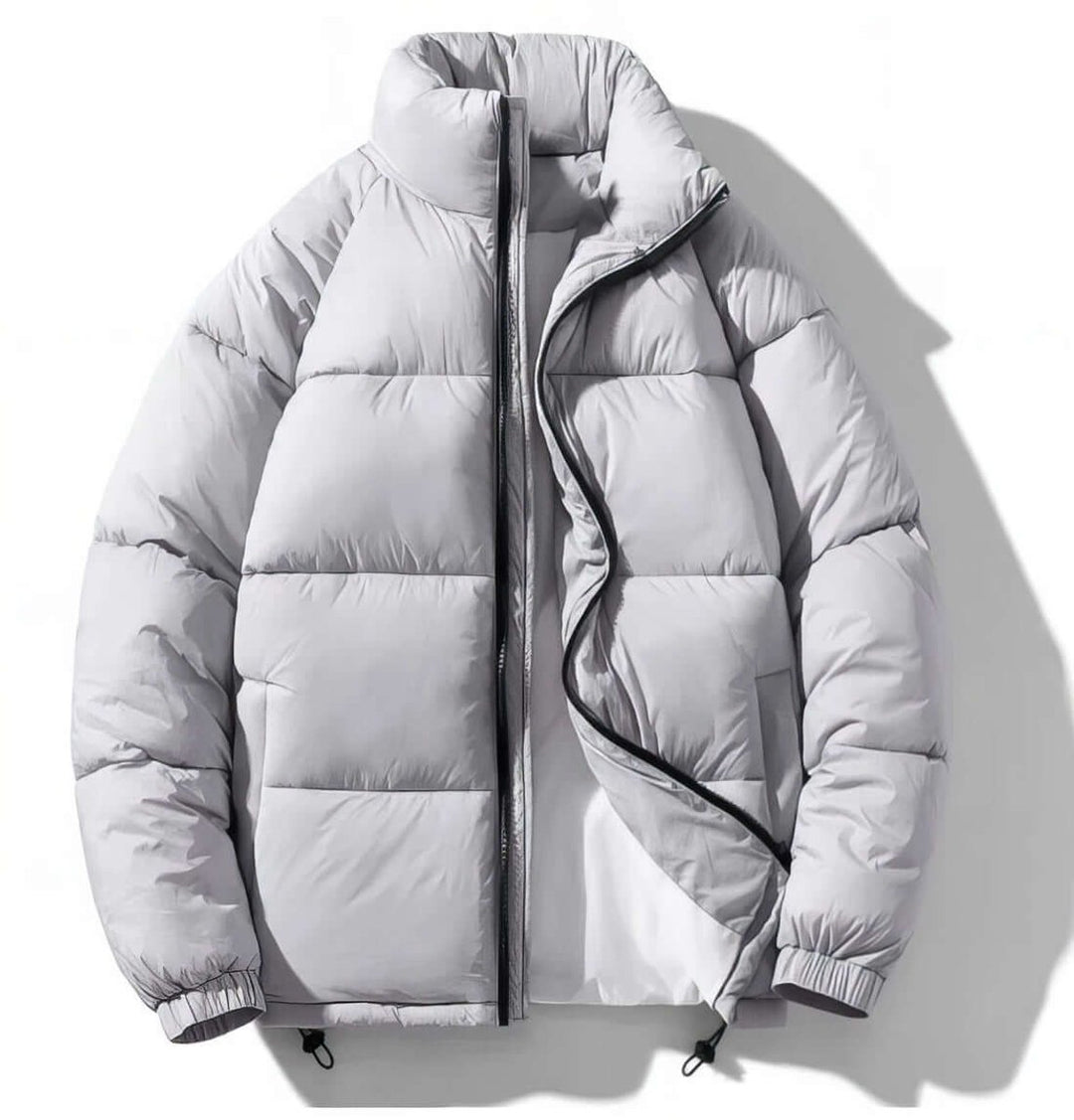 Men's Insulated Puffer Bomber Jacket Waterproof Winter Coat