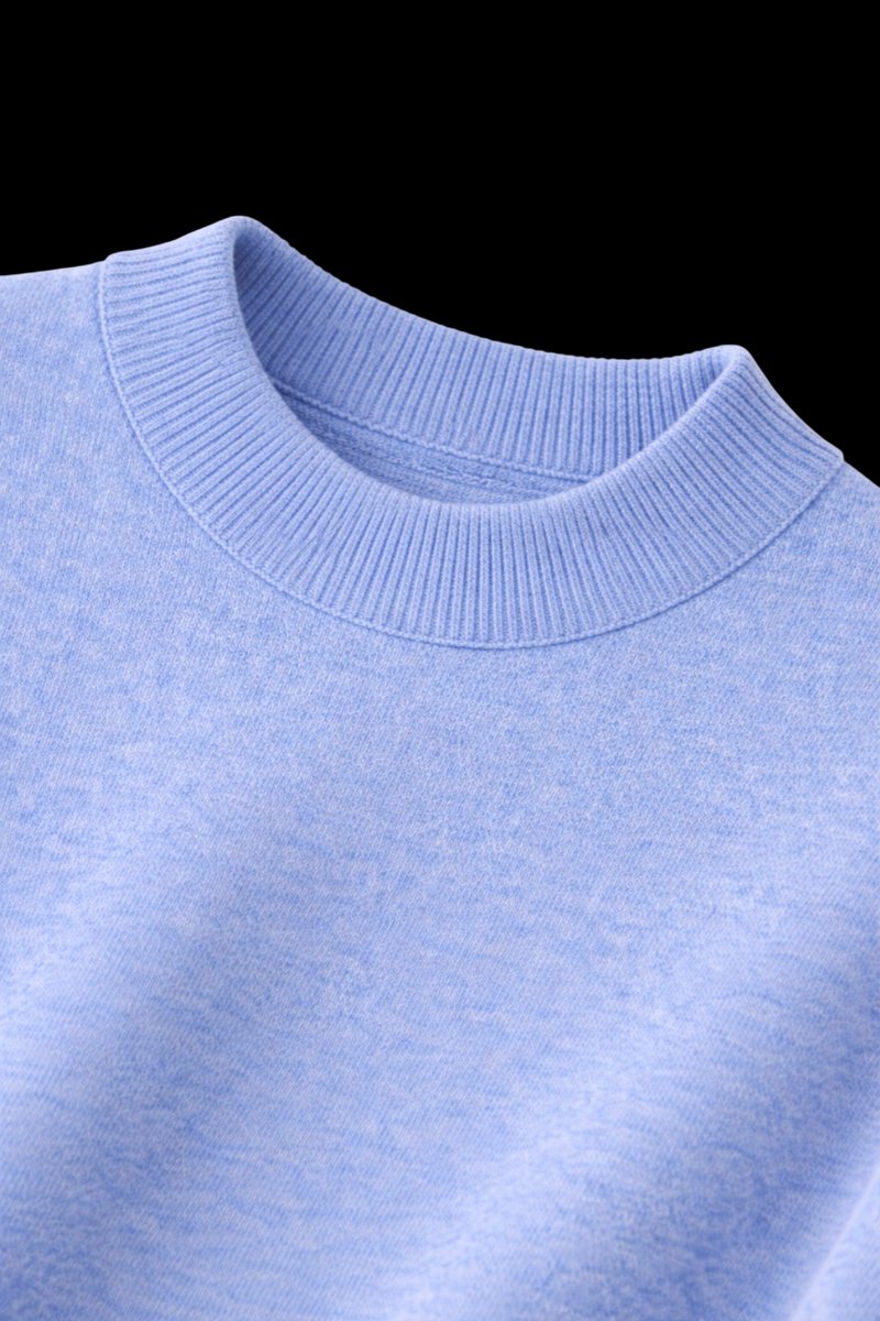 Mens Jumper Cashmere Crew-Neck Mid-Weight Knitted Pullover