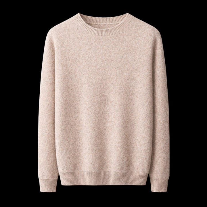 Mens Jumper Classic Crewneck Regular Fit Ribbed Knit Pullover