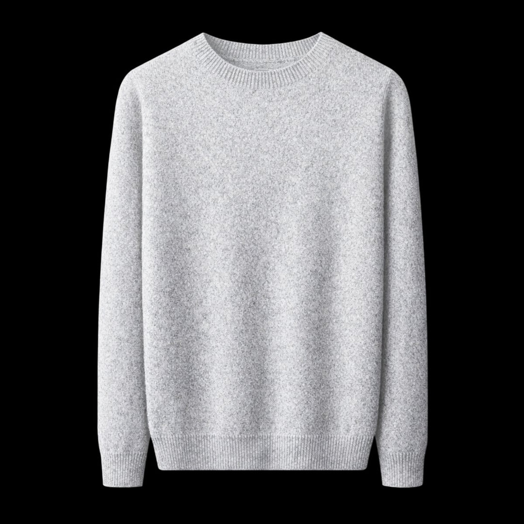 Mens Jumper Classic Crewneck Regular Fit Ribbed Knit Pullover