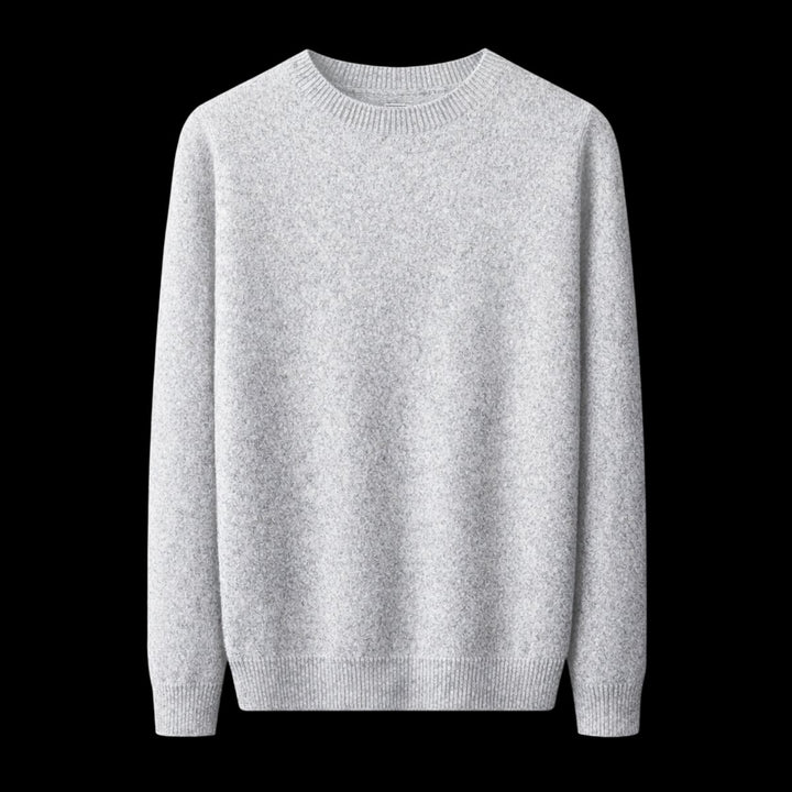 Mens Jumper Classic Crewneck Regular Fit Ribbed Knit Pullover