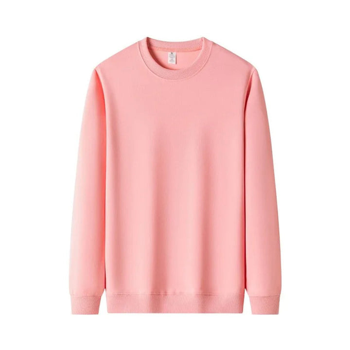 Mens Jumper Heavyweight Cotton Fleece Relaxed Crewneck Pullover
