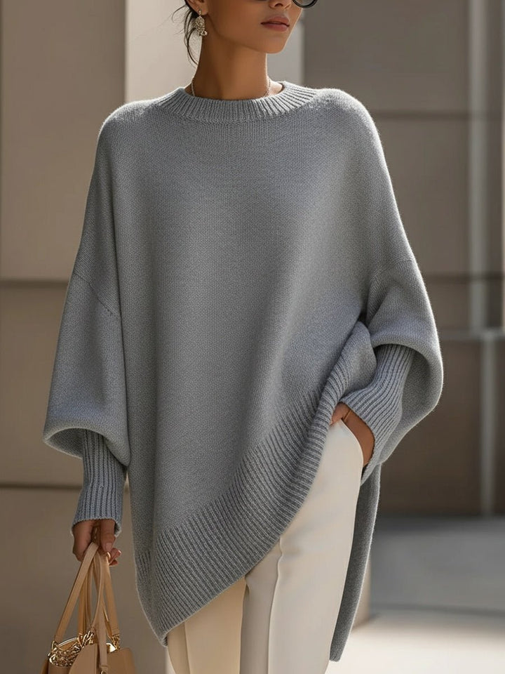 Mens Jumpers Oversized Batwing Knit Poncho Pullover