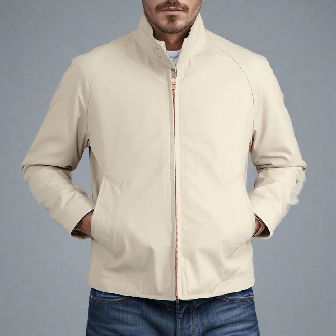 Men's Lightweight Bomber Jacket Casual Zip-Up Harrington
