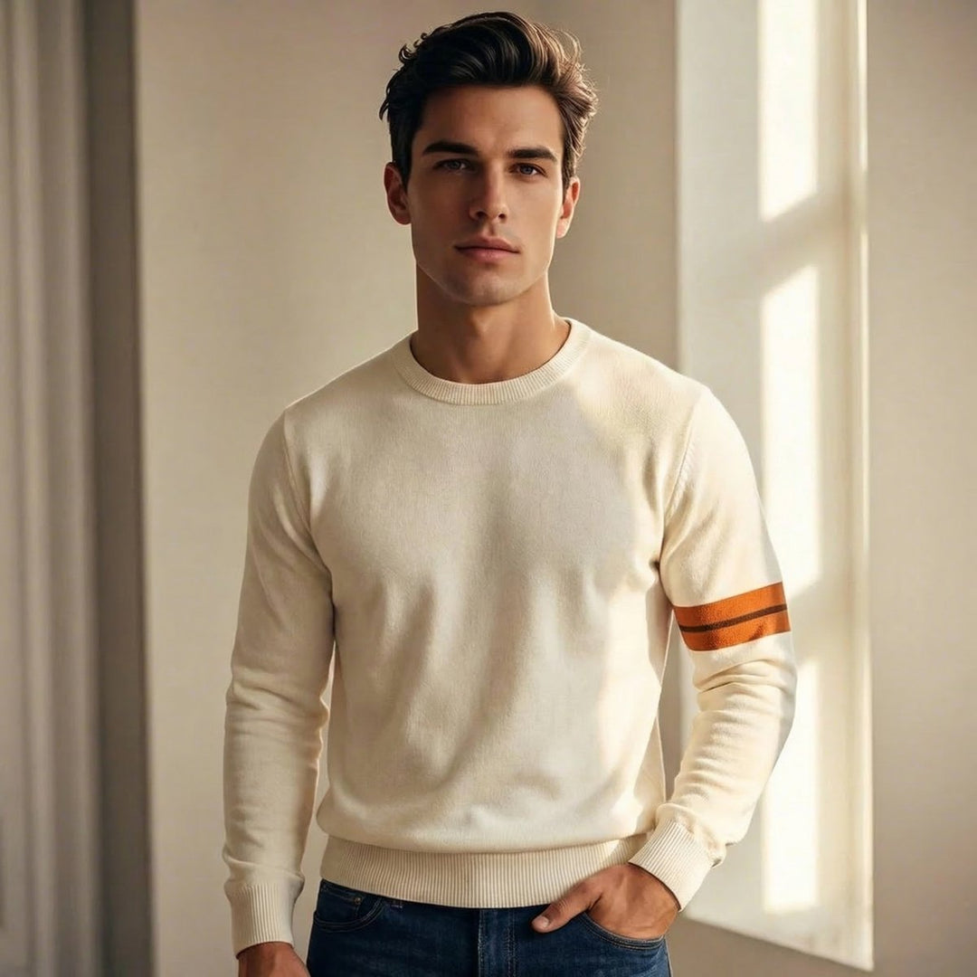 Men's Lightweight Cotton Knitted Jumper Sweater