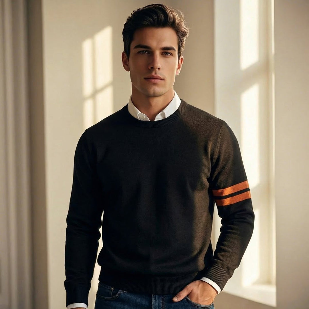 Men's Lightweight Cotton Knitted Jumper Sweater