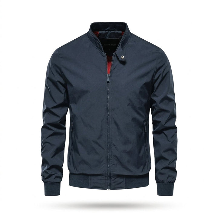 Men's Lightweight Waterproof Bomber Jacket Zip-Up Harrington