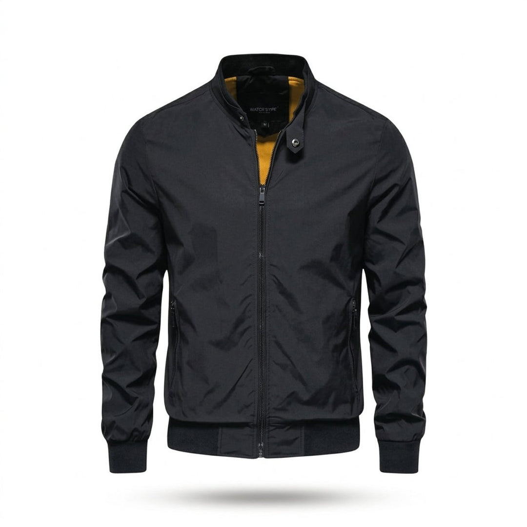 Men's Lightweight Waterproof Bomber Jacket Zip-Up Harrington