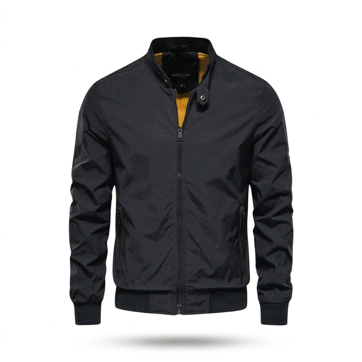 Men's Lightweight Waterproof Bomber Jacket Zip-Up Harrington