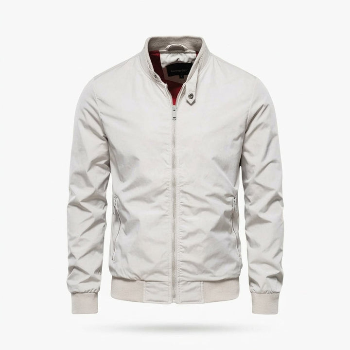 Men's Lightweight Waterproof Bomber Jacket Zip-Up Harrington