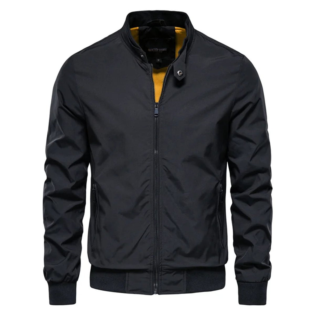 Men's Lightweight Zip-Up Bomber Jacket Casual Streetwear