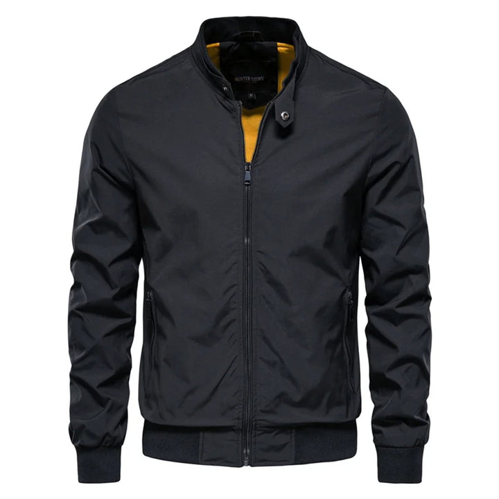 Men's Lightweight Zip-Up Bomber Jacket Casual Streetwear