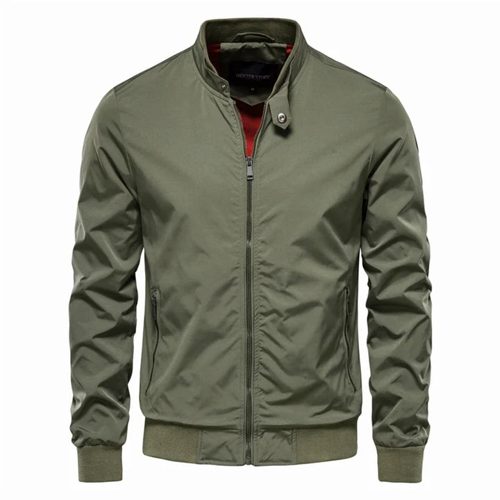 Men's Lightweight Zip-Up Bomber Jacket Casual Streetwear