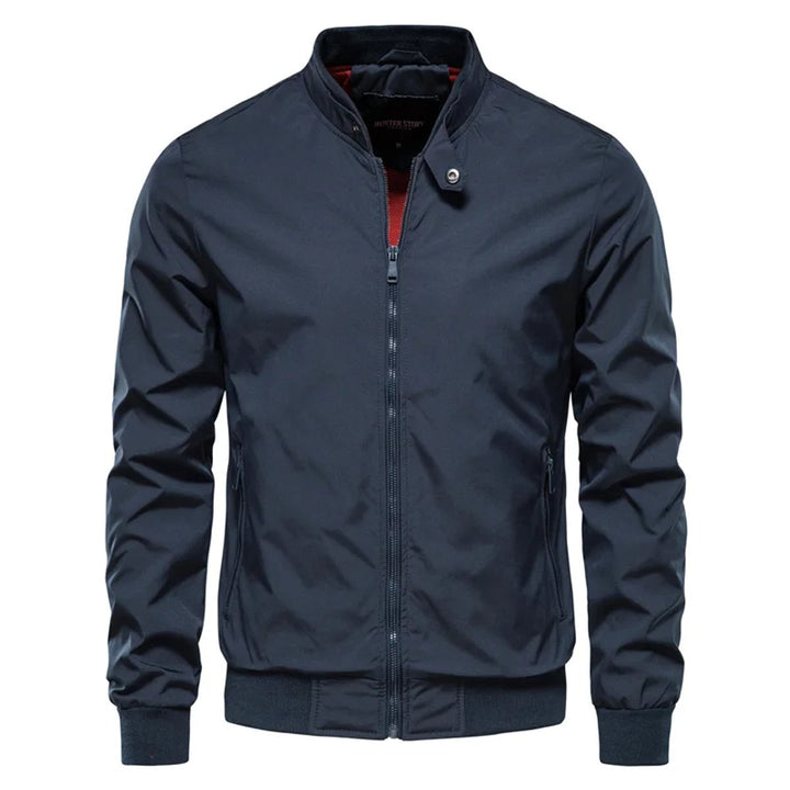 Men's Lightweight Zip-Up Bomber Jacket Casual Streetwear