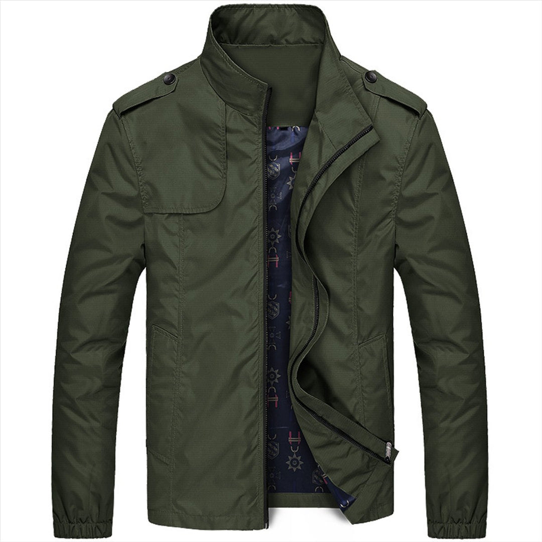 Men's Lightweight Zip-Up Waterproof Jacket Breathable Summer Coat