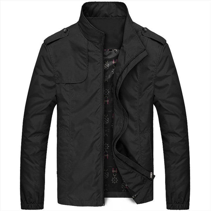 Men's Lightweight Zip-Up Waterproof Jacket Breathable Summer Coat